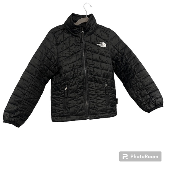 THE NORTH FACE Thermoball Eco Boys Black Zip Up Jacket‎ (XS-6) - Picture 1 of 12